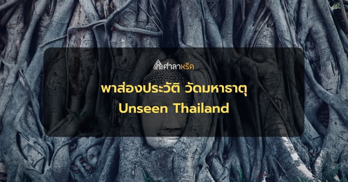 พาส่องประวัติ วัดมหาธาตุ ชมเศียรพระพุทธรูปในรากต้นโพธิ์ Unseen Thailand
